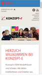 Mobile Screenshot of konzept-e.de